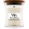 Woodwick Island Coconut vela perfumada com pavio de madeira 85 g. Island Coconut