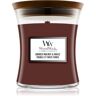 Woodwick Smoked Walnut & Maple vela perfumada com pavio de madeira 275 g. Smoked Walnut & Maple