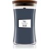 Woodwick Indigo Suede vela perfumada com pavio de madeira 610 g. Indigo Suede