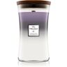 Woodwick Trilogy Amethyst Sky vela perfumada com pavio de madeira 609,5 g. Trilogy Amethyst Sky