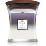 Woodwick Trilogy Amethyst Sky vela perfumada com pavio de madeira 275 g. Trilogy Amethyst Sky