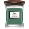 Woodwick Mint Leaves & Oak vela perfumada com pavio de madeira 85 g. Mint Leaves & Oak