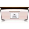 Woodwick Sheer Tuberose vela perfumada com pavio de madeira (hearthwick) 453,6 g. Sheer Tuberose