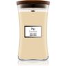 Woodwick Vanilla Musk vela perfumada 610 g. Vanilla Musk