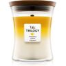 Woodwick Trilogy Fruits of Summer vela perfumada com pavio de madeira 275 g. Trilogy Fruits of Summer