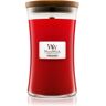 Woodwick Pomegranate vela perfumada com pavio de madeira 609,5 g. Pomegranate