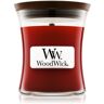 Woodwick Cinnamon Chai vela perfumada com pavio de madeira 85 g. Cinnamon Chai