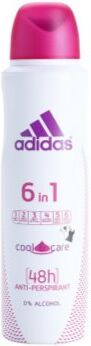 Adidas Cool & Care 6 in 1 antitranspirante em spray para mulheres 150 ml. Cool & Care 6 in 1