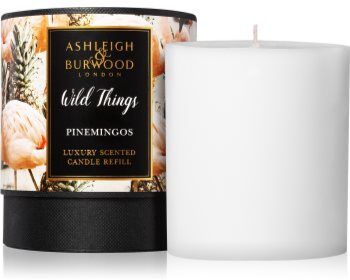 Ashleigh & Burwood London Wild Things Pinemingos vela perfumada recarga de substituição 320 g. Wild Things Pinemingos