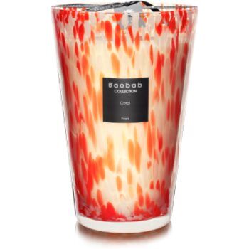 Baobab Pearls Coral vela perfumada 35 cm. Pearls Coral