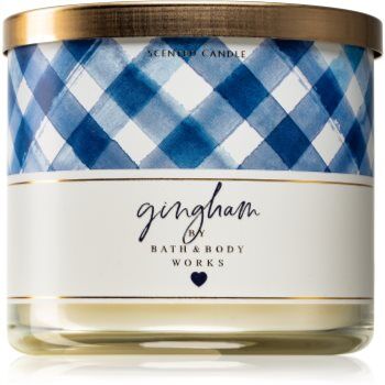 Bath & Body Works Gingham vela perfumada 411 g. Gingham