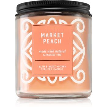 Bath & Body Works Market Peach vela perfumada 198 g. Market Peach