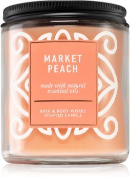 Bath & Body Works Market Peach vela perfumada 198 g. Market Peach