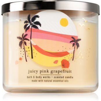 Bath & Body Works Juicy Pink Grapefruit vela perfumada 411 g. Juicy Pink Grapefruit