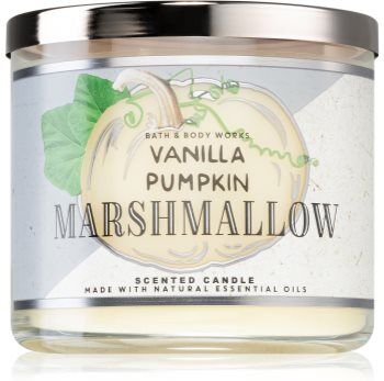 Bath & Body Works Vanilla Pumpkin Marshmallow vela perfumada I. 411 g. Vanilla Pumpkin Marshmallow