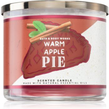 Bath & Body Works Warm Apple Pie vela perfumada 411 g. Warm Apple Pie