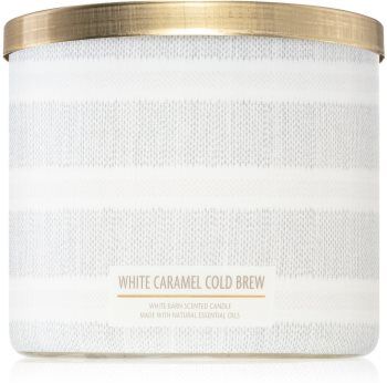 Bath & Body Works White Caramel Cold Brew vela perfumada 411 g. White Caramel Cold Brew