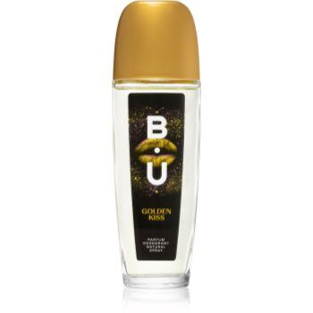 B.U. Golden Kiss desodorizante vaporizador new design para mulheres 75 ml. Golden Kiss