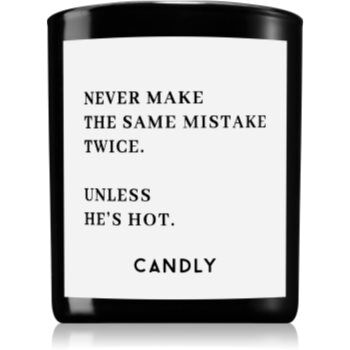 Candly & Co. Never make the same mistake twice vela perfumada 250 g. Never make the same mistake twice