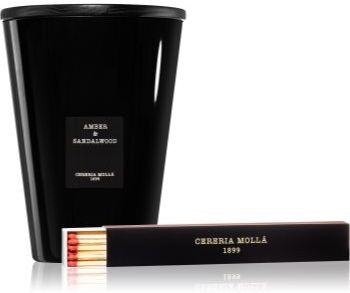 Cereria Mollá Boutique Amber & Sandalwood vela perfumada 3500 g. Boutique Amber & Sandalwood