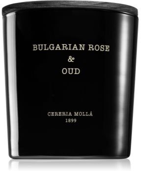 Cereria Mollá Boutique Bulgarian Rose & Oud vela perfumada 600 g. Boutique Bulgarian Rose & Oud