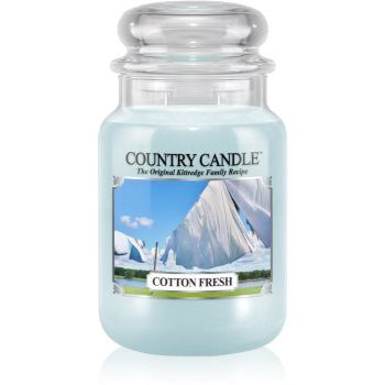 Country Candle Cotton Fresh vela perfumada 652 g. Cotton Fresh