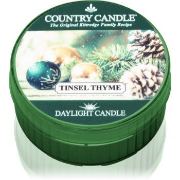 Country Candle Tinsel Thyme vela do chá 42 g. Tinsel Thyme