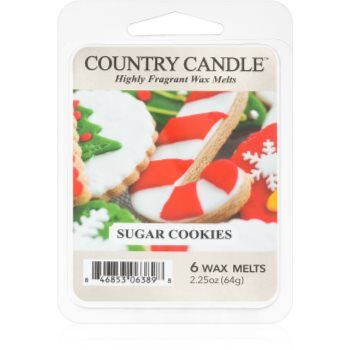 Country Candle Sugar Cookies cera derretida aromatizante 64 g. Sugar Cookies