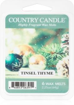 Country Candle Tinsel Thyme cera derretida aromatizante 64 g. Tinsel Thyme