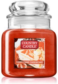 Country Candle Candy Cane Cheescake vela perfumada 453 g. Candy Cane Cheescake