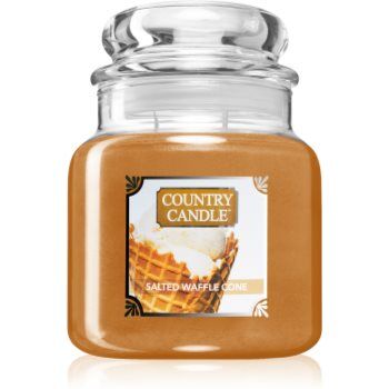 Country Candle Salted Waffle Cone vela perfumada 453 g. Salted Waffle Cone