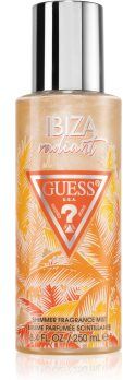 Guess Ibiza Radiant Spray corporal perfumado com glitter para mulheres 250 ml. Ibiza Radiant