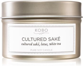 KOBO Filament Cultured Saké vela perfumada em placa 113 g. Filament Cultured Saké