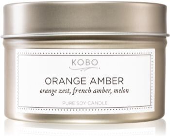 KOBO Motif Orange Amber vela perfumada em placa 113 g. Motif Orange Amber