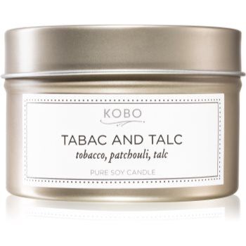 KOBO Motif Tabac and Talc vela perfumada em placa 113 g. Motif Tabac and Talc