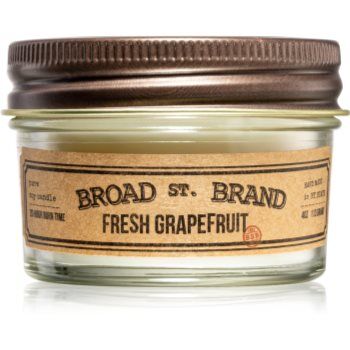 KOBO Broad St. Brand Fresh Grapefruit vela perfumada I. (Apothecary) 113 g. Broad St. Brand Fresh Grapefruit