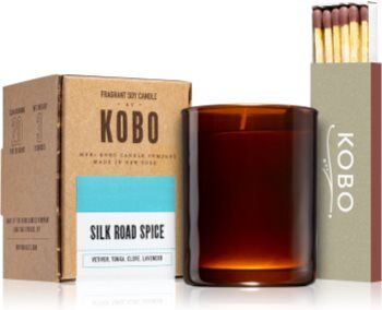 KOBO Woodblock Silk Road Spice velas votivas 85 g. Woodblock Silk Road Spice