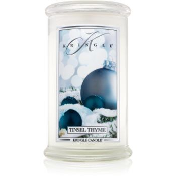 Kringle Candle Tinsel Thyme vela perfumada 624 g. Tinsel Thyme