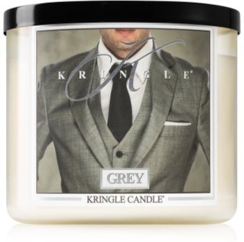 Kringle Candle Grey vela perfumada 411 g. Grey