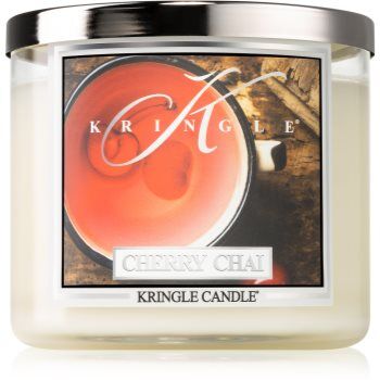 Kringle Candle Cherry Chai vela perfumada I. 411 g. Cherry Chai