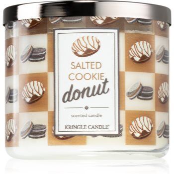 Kringle Candle Salted Cookie Donut vela perfumada I. 411 g. Salted Cookie Donut