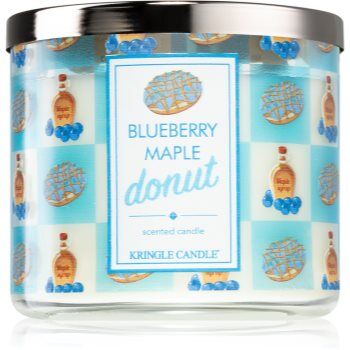 Kringle Candle Blueberry Maple Donut vela perfumada I. 411 g. Blueberry Maple Donut