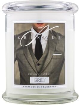 Kringle Candle Grey vela perfumada 411 g. Grey