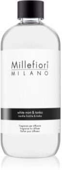 Millefiori Natural White Mint & Tonka recarga de aroma para difusores 500 ml. Natural White Mint & Tonka