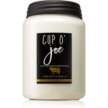 Milkhouse Candle Co. Farmhouse Cup O' Joe vela perfumada Mason Jar 737 g. Farmhouse Cup O' Joe