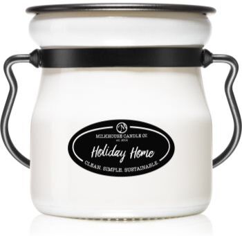 Milkhouse Candle Co. Creamery Holiday Home vela perfumada Cream Jar 142 g. Creamery Holiday Home