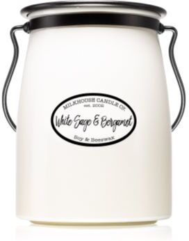 Milkhouse Candle Co. Creamery White Sage & Bergamot vela perfumada Butter Jar 624 g. Creamery White Sage & Bergamot