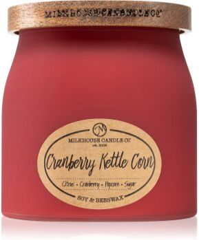 Milkhouse Candle Co. Sentiments Cranberry Kettle Corn vela perfumada 454 g. Sentiments Cranberry Kettle Corn