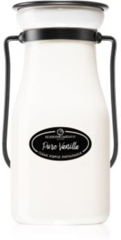 Milkhouse Candle Co. Creamery Pure Vanilla vela perfumada Milkbottle 226 g. Creamery Pure Vanilla