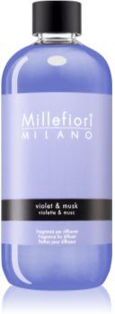 Millefiori Natural Violet & Musk recarga de aroma para difusores 500 ml. Natural Violet & Musk